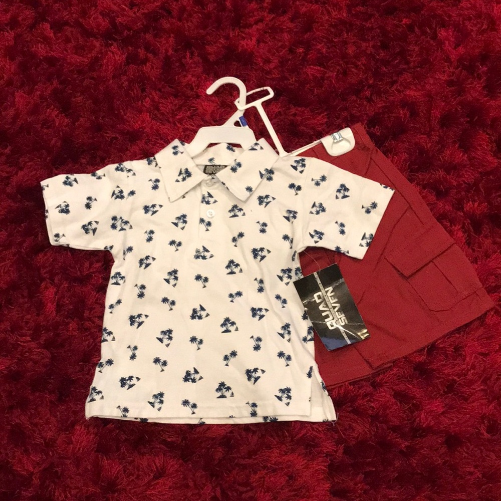 Quad Seven 2 Piece Shirt and Short Set